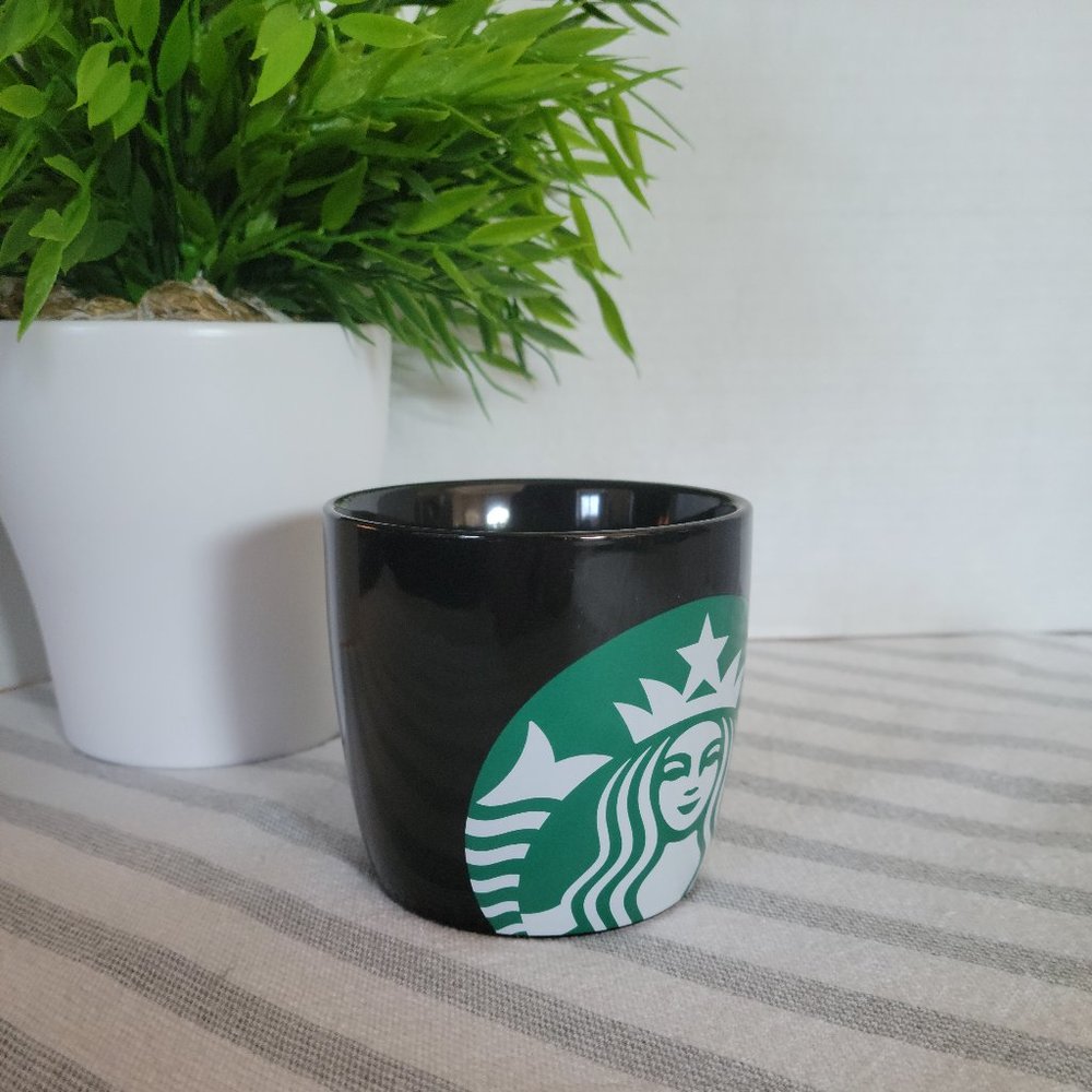 Starbucks Black And Green Mermaid Logo Mug - Picture 5 of 9